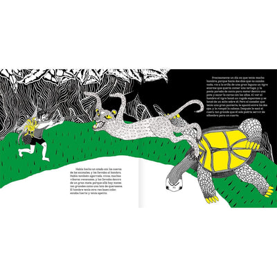 Inside book "The giant tortoise"